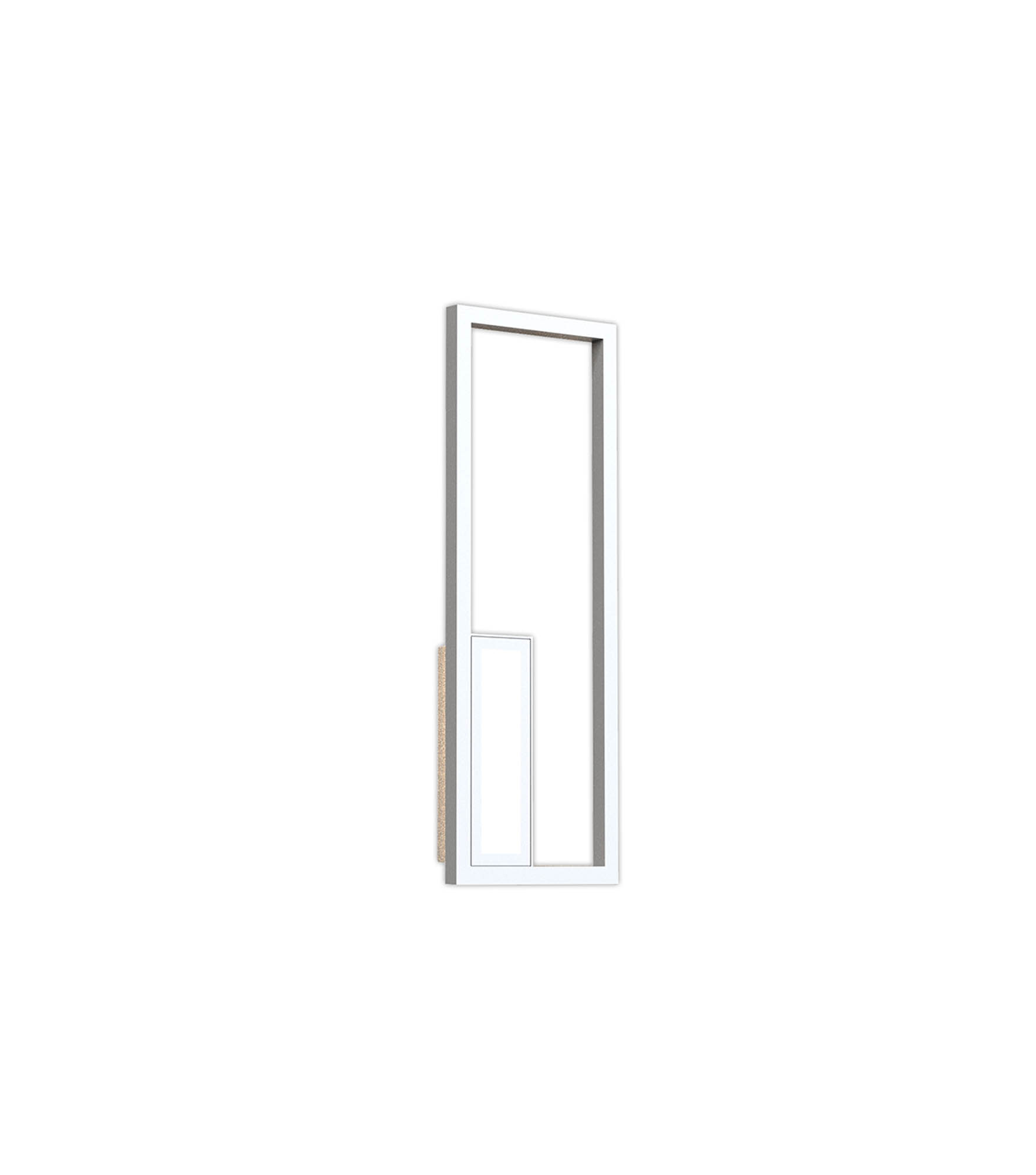 M7666  Boutique Rectangle Wall Lamp 21W LED White